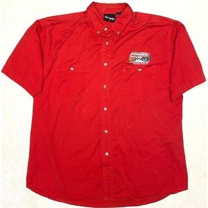 Snap On Tools Nascar Featherlite 200 Jelly Belly Southwest Series Red Shirt XL